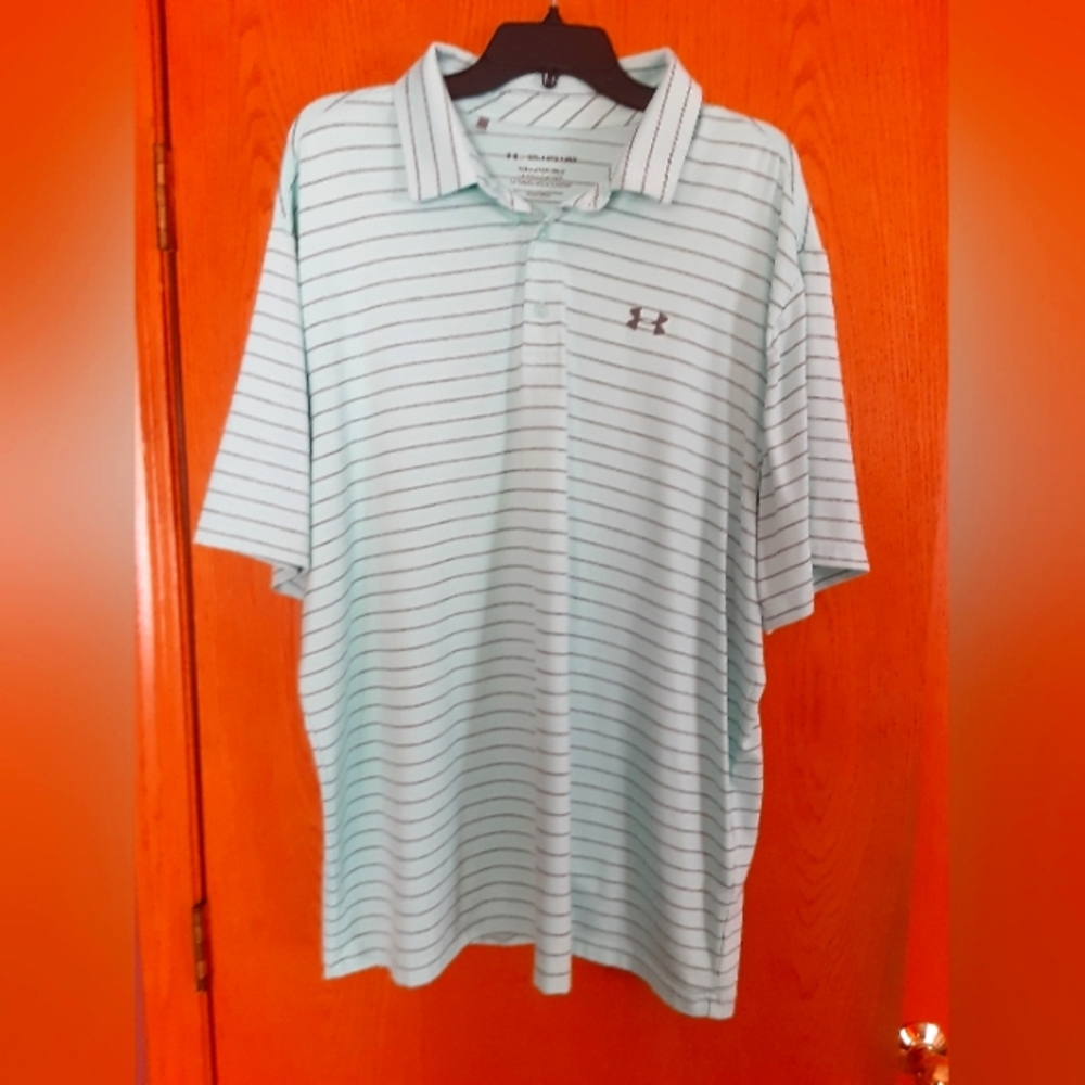 Mens size 2XL, Under Armour polo shirt